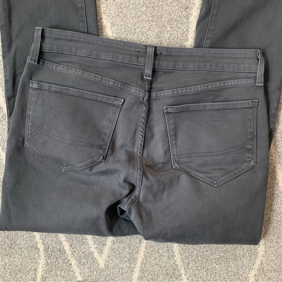 NYDJ Gray Stretch Cuffed Boyfriend Fit Jeans - Picture 4 of 7